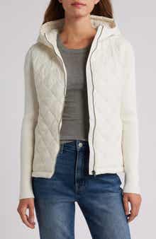 Liverpool Los Angeles Quilted Front Hooded Jacket