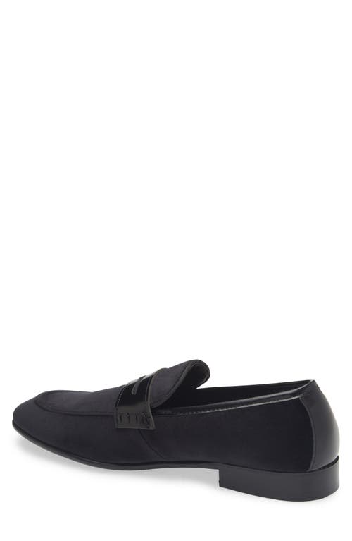 Steve Madden Santee Penny Loafer In Black