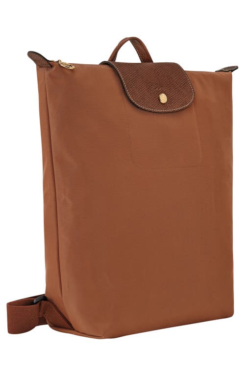 Longchamp Medium Le Pliage Original Backpack In Brown