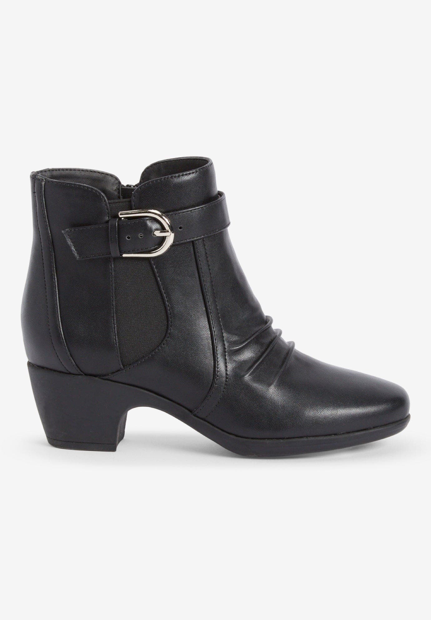 Comfortview The Juniper Bootie, Alternate, color, Black