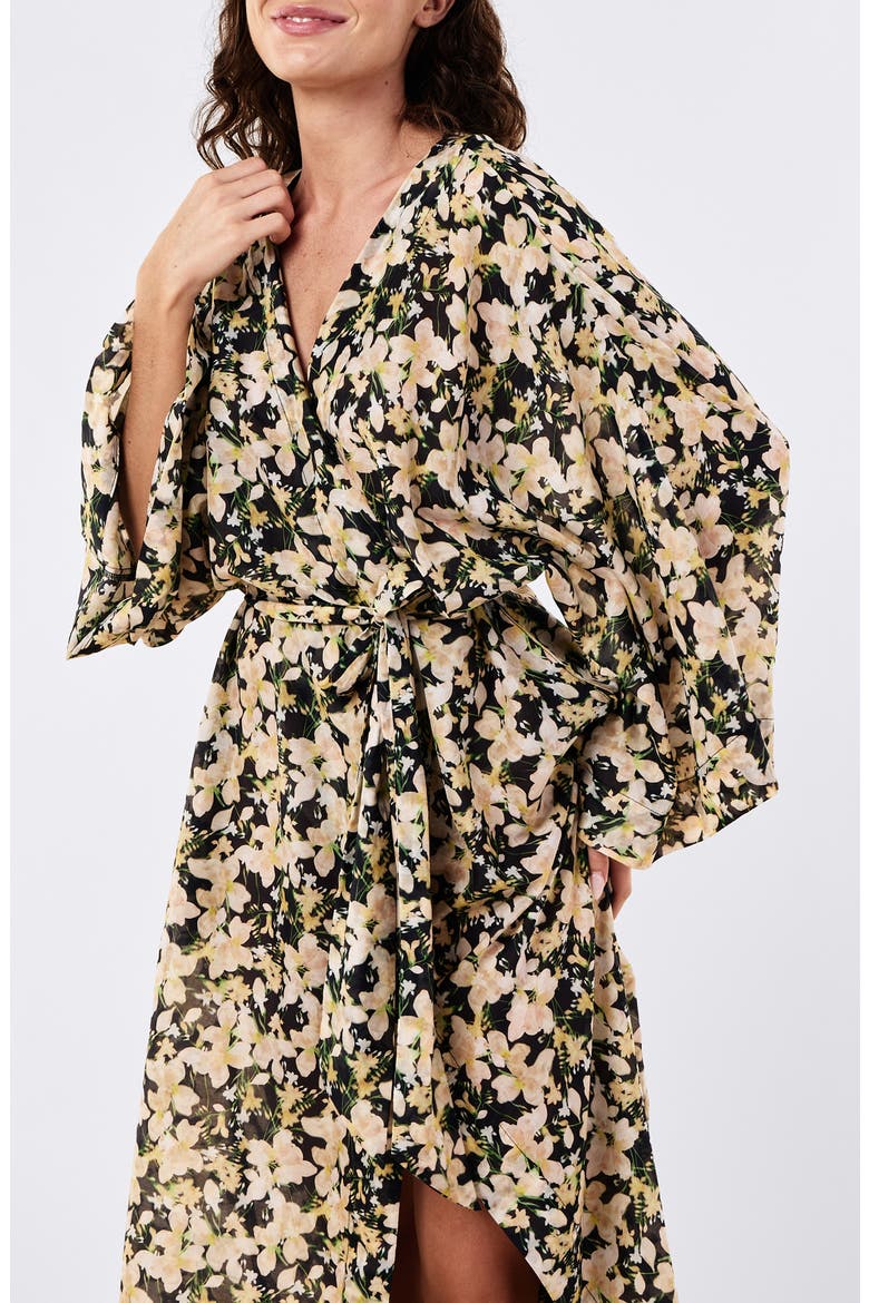 Serena Kimono Maxi Robe, Alternate, color, DEEP NAVY