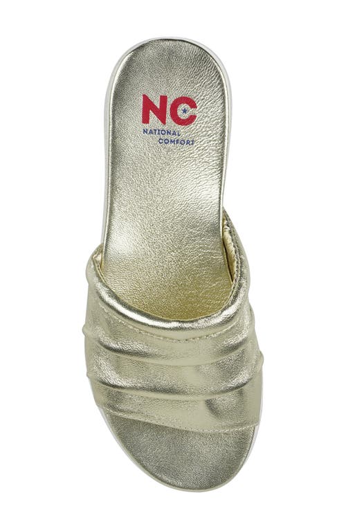 National Comfort Marieller Platform Slide Sandal In Multi