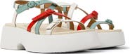 Camper Tasha Ankle Strap Platform Sandal