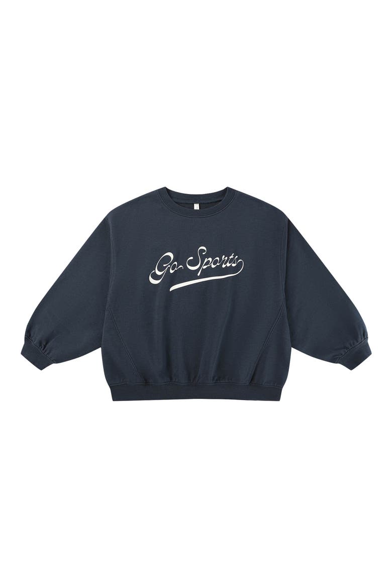 Kids' Go Sports Oversized Graphic Sweatshirt, Main, color, GO SPORTS