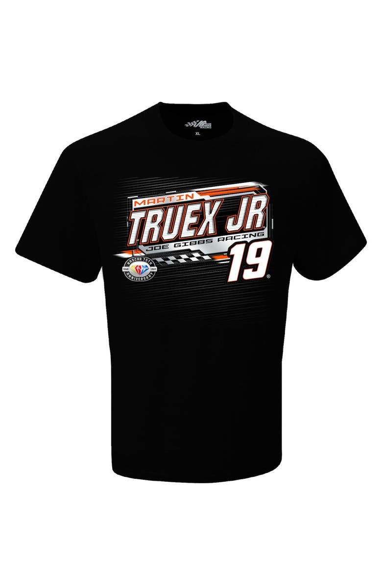 JOE GIBBS RACING TEAM COLLECTION Men's Joe Gibbs Racing Team Collection Black Martin Truex Jr 2023 NASCAR Cup Series Schedule T-Shirt, Alternate, color,