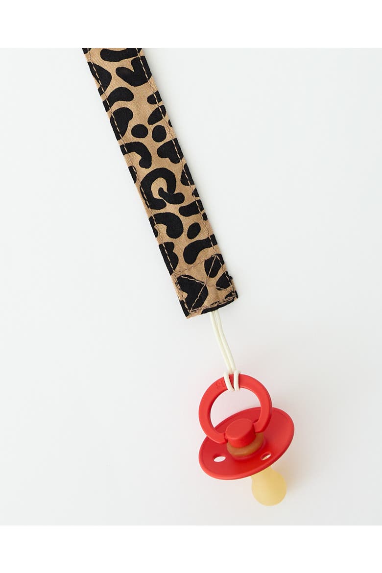 Pacifier Clip Two-Pack, Alternate, color, Leopard