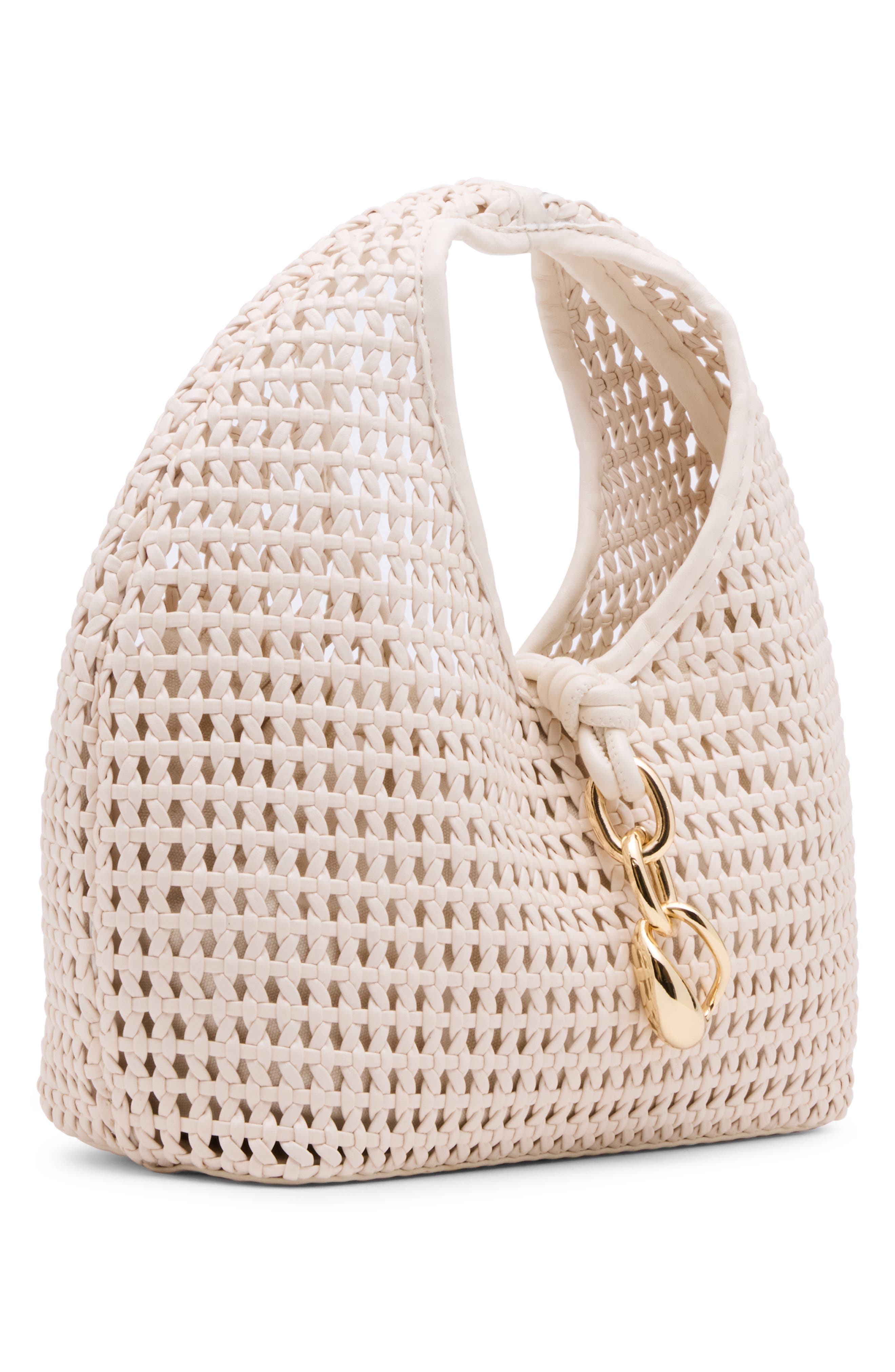 Dahlia Woven Handbag, Alternate, color, IVORY