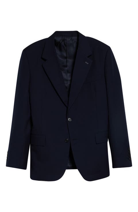 Notch Lapel Wool Sport Coat
