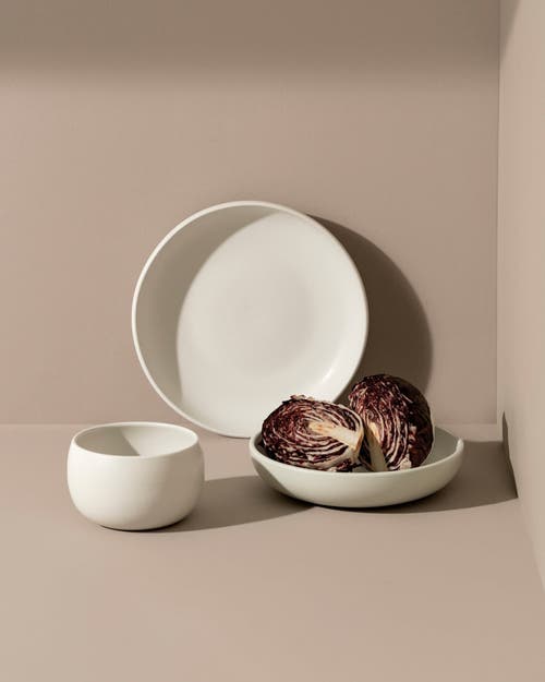 Gharyan Stoneware Le Kuisto Dinnerware Set In White