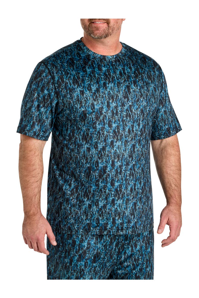 Big & Tall 365 Performance Printed T-Shirt, Main, color, CAMO PRINT