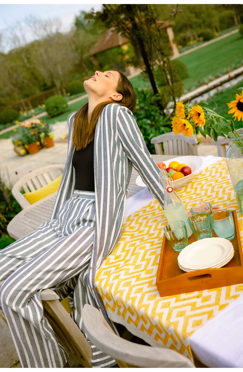 Barbour Annalise Stripe Long Sleeve Shirtdress, Alternate, color,