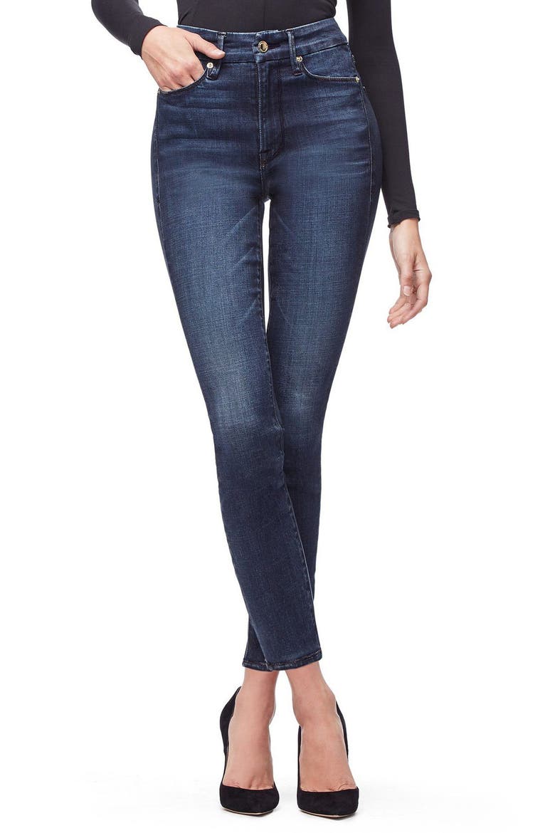 Good Waist High Rise Skinny Jeans, Main, color, BLUE606