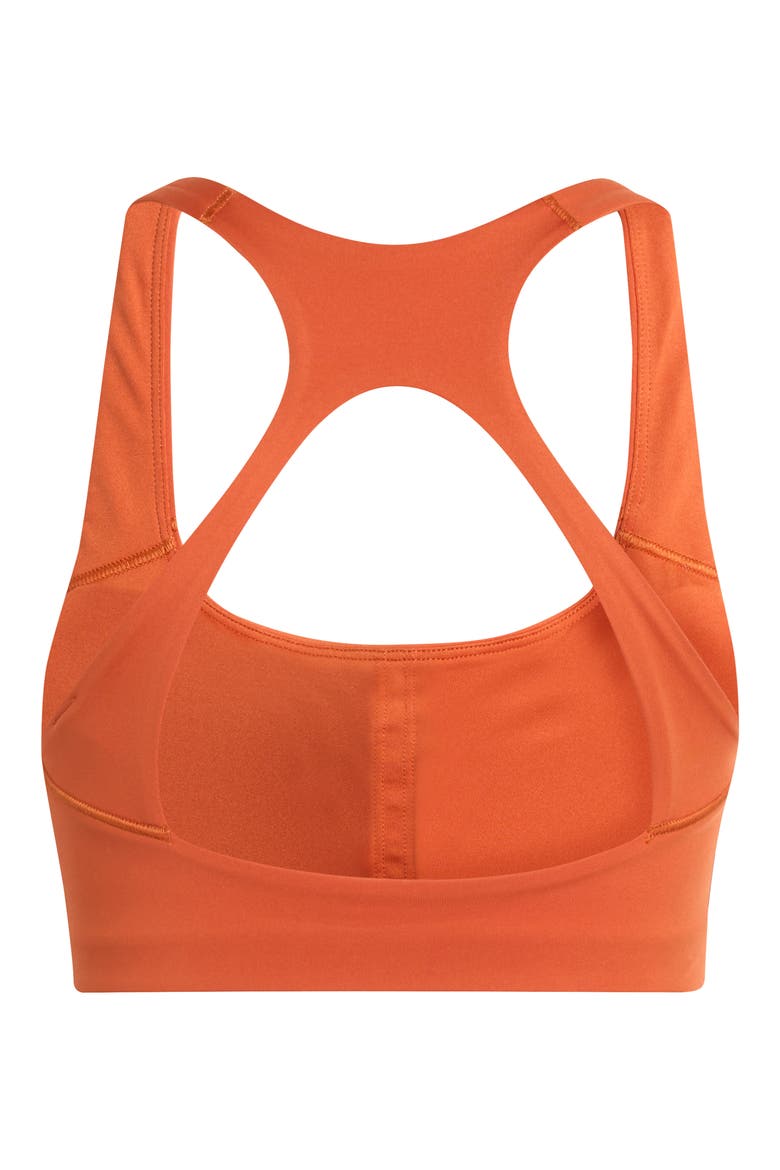 Optime Workout Medium Support Sports Bra, Alternate, color, FOX ORANGE/