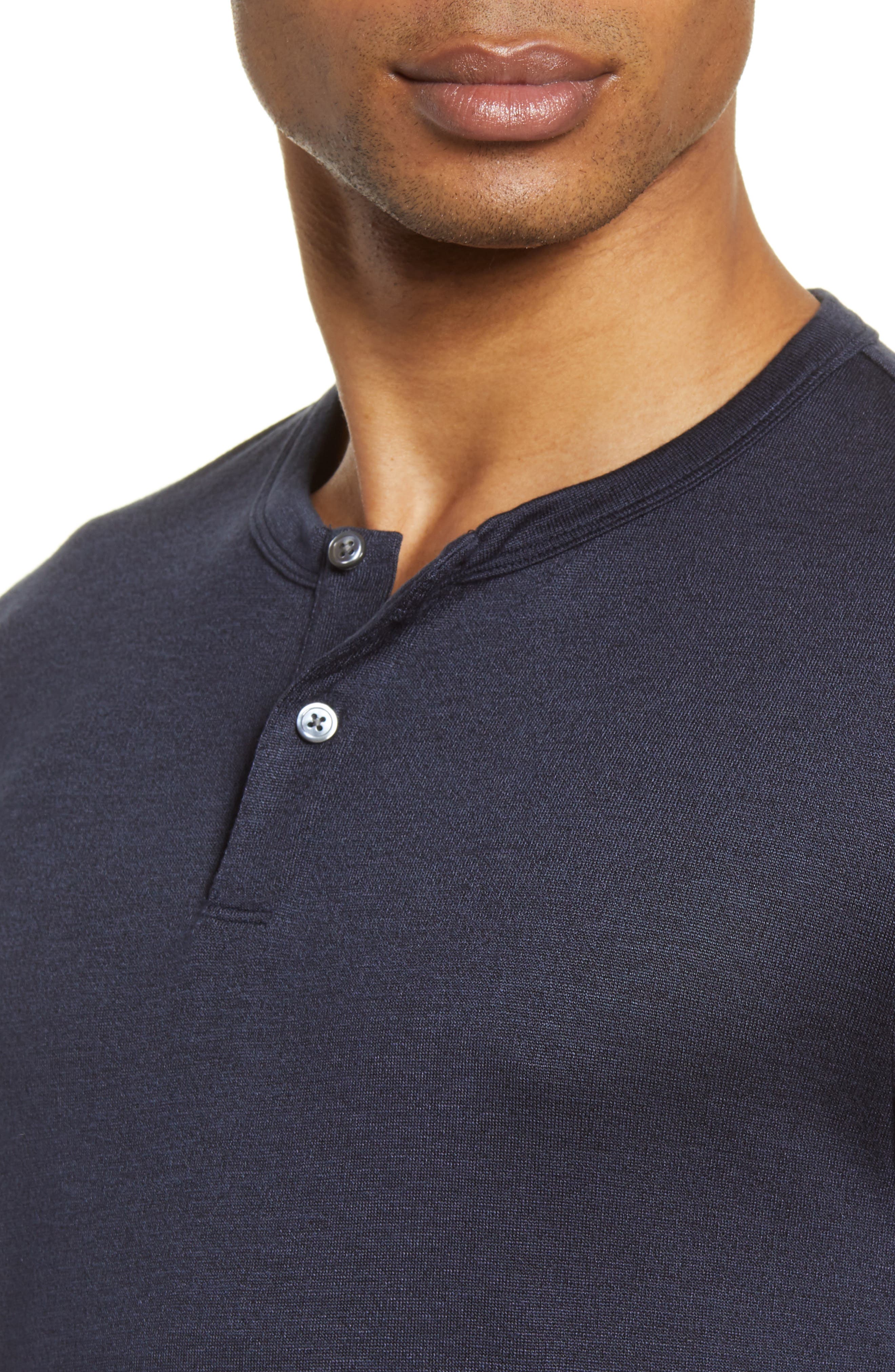 Theory Gaskell Slim Fit Short Sleeve Henley (Men) | Nordstromrack