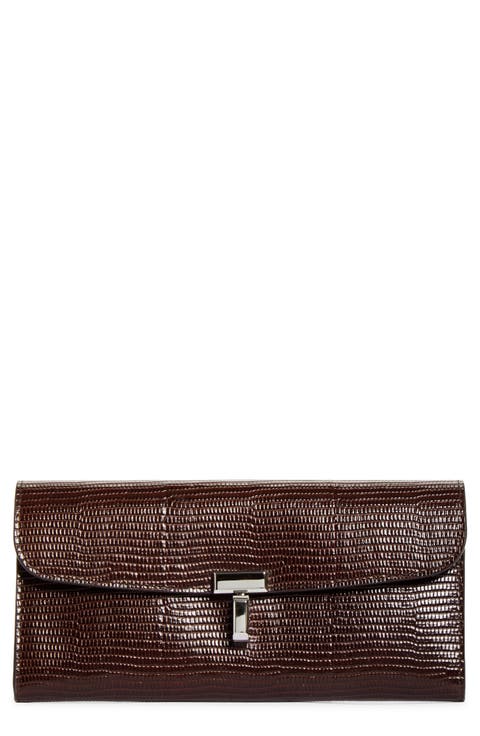 T-Lock Lizard Embossed Wallet