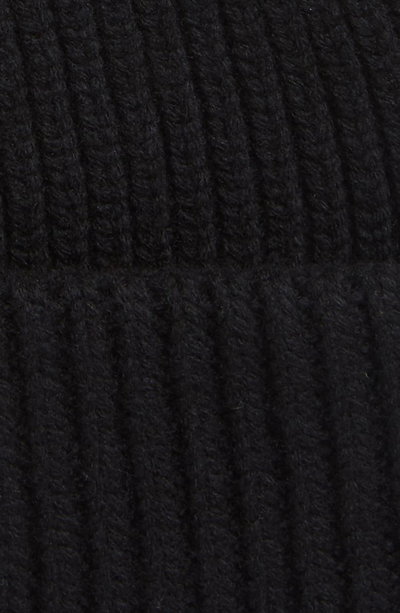 Acne Studios Face Patch Wool Beanie, Alternate, color, 