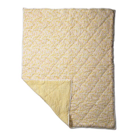 Wild & Free Multicolor Block Print Baby Quilt & Throw