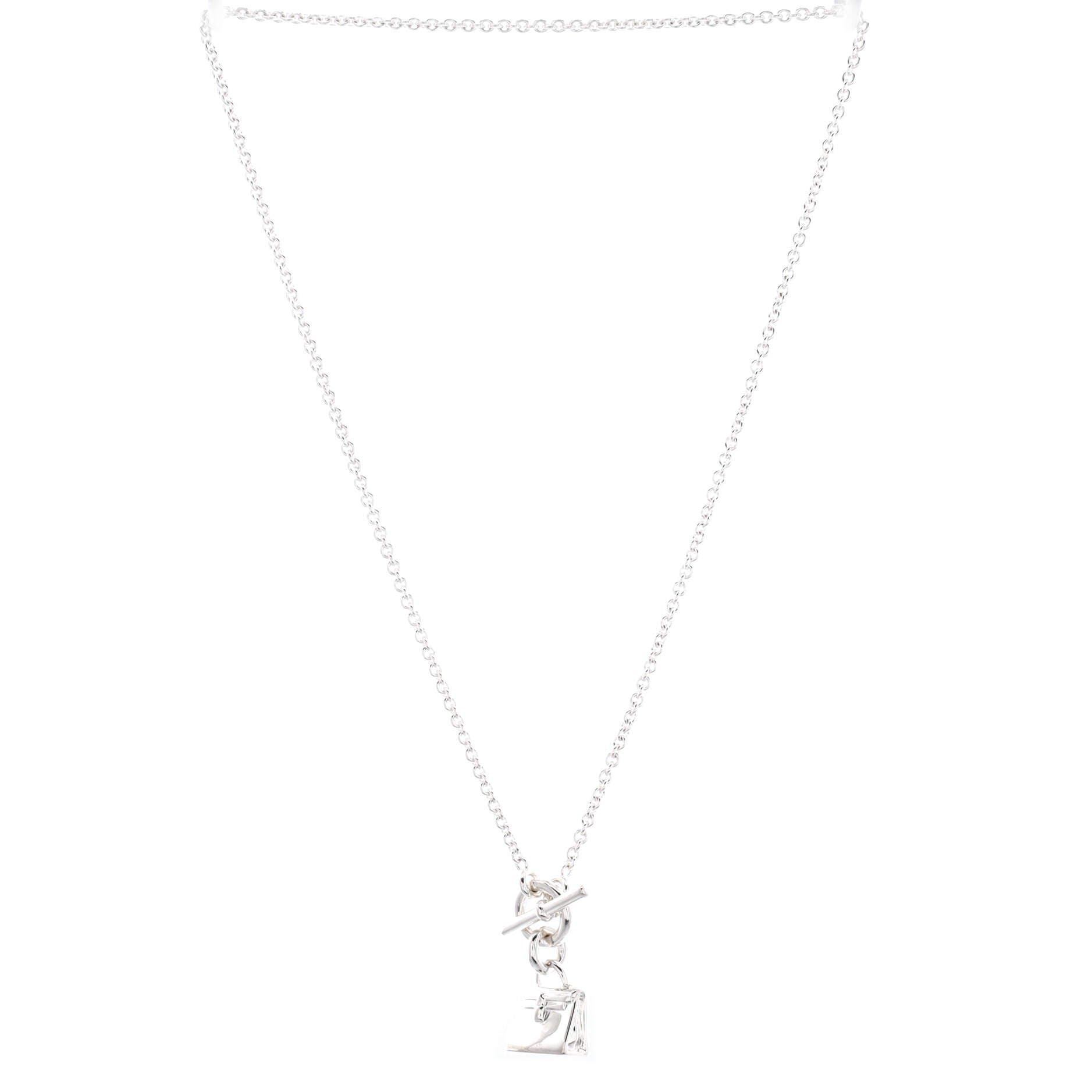 Kelly Amulette Pendant Necklace Sterling Silver, Alternate, color, Silver