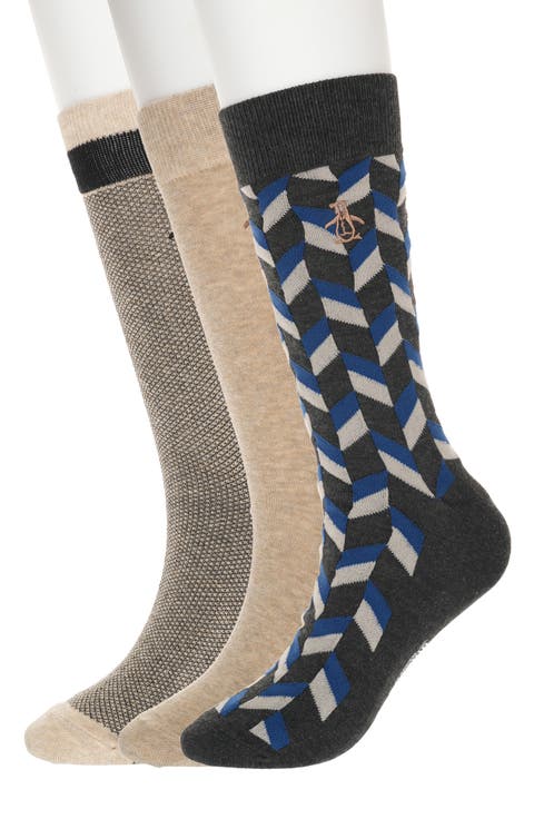 Assorted 3-Pack Crew Socks