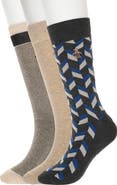 Original Penguin Assorted 3-Pack Crew Socks