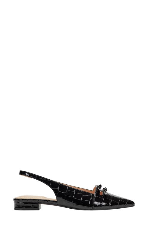 Bandolino Womens Aleeza Slingback Dress Flats In Black
