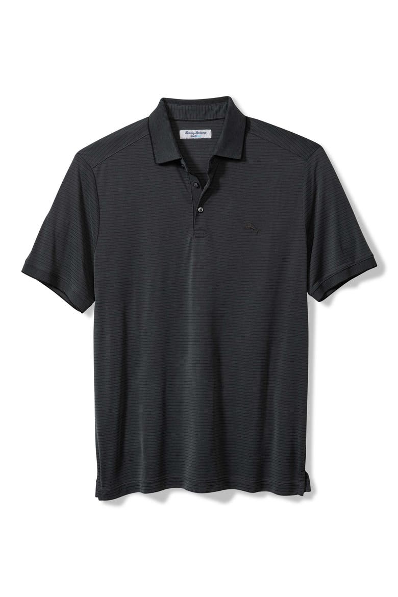 Bay Stripe IslandZone® Performance Polo, Main, color, COAL