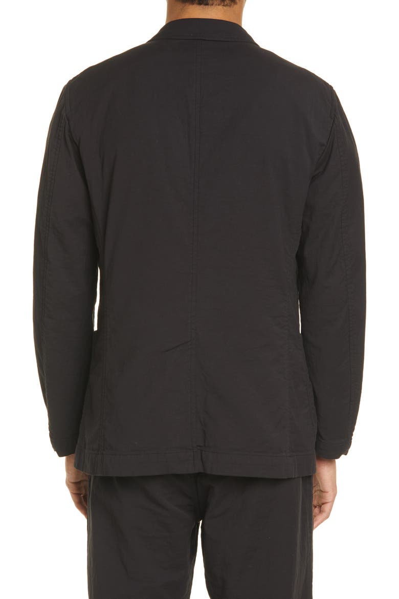 Men Basics Cotton Blazer, Alternate, color, BLACK