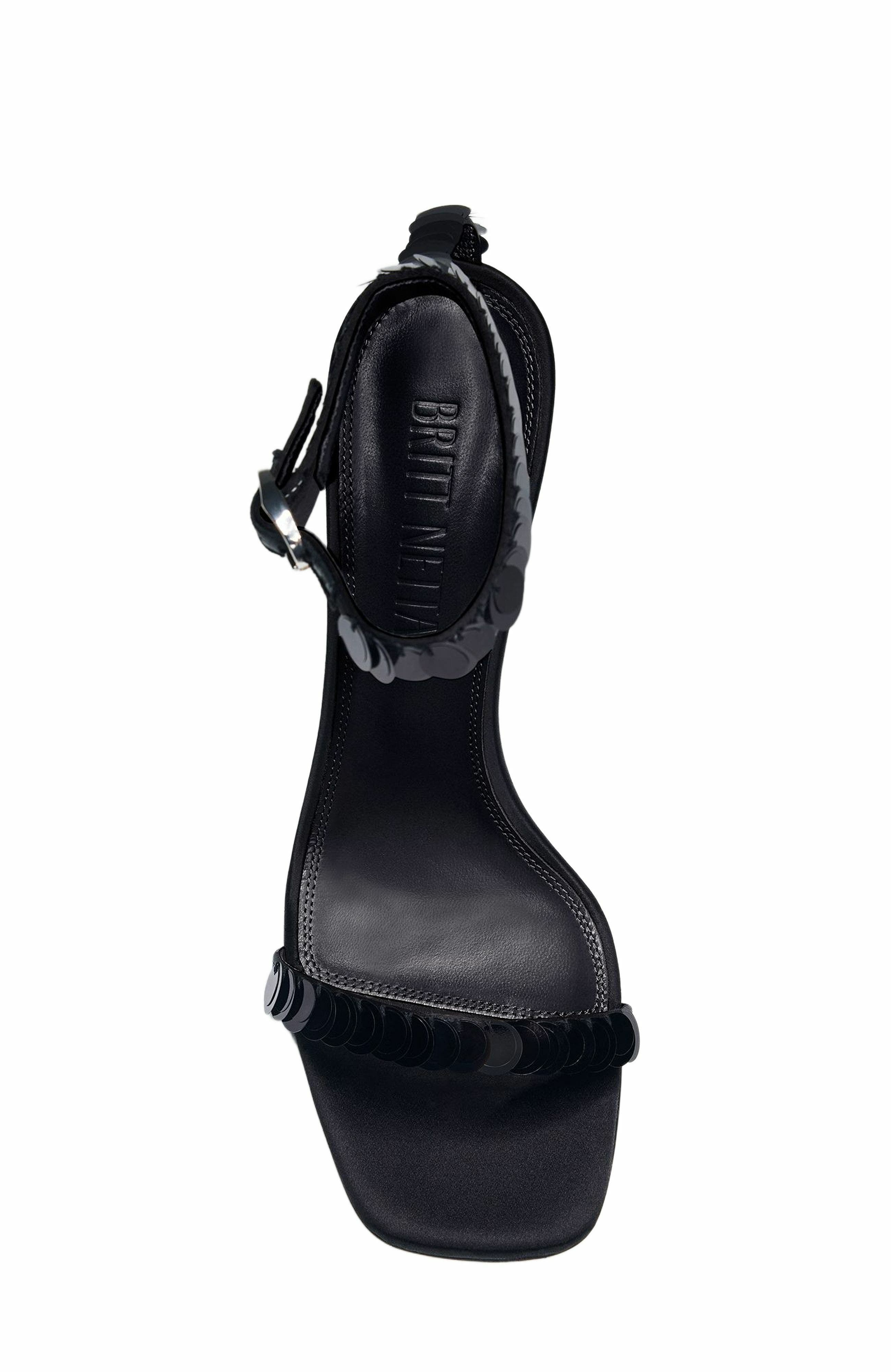 Britt Netta Dazzle Sandal, Alternate, color, Black