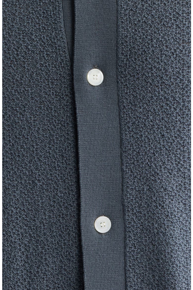Short Sleeve Wool Cardigan, Alternate, color, BLUE GREY
