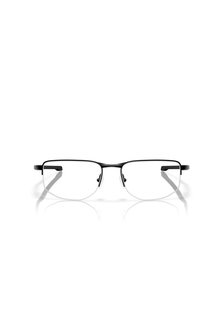 54mm Rectangle optical glasses, Alternate, color, Black
