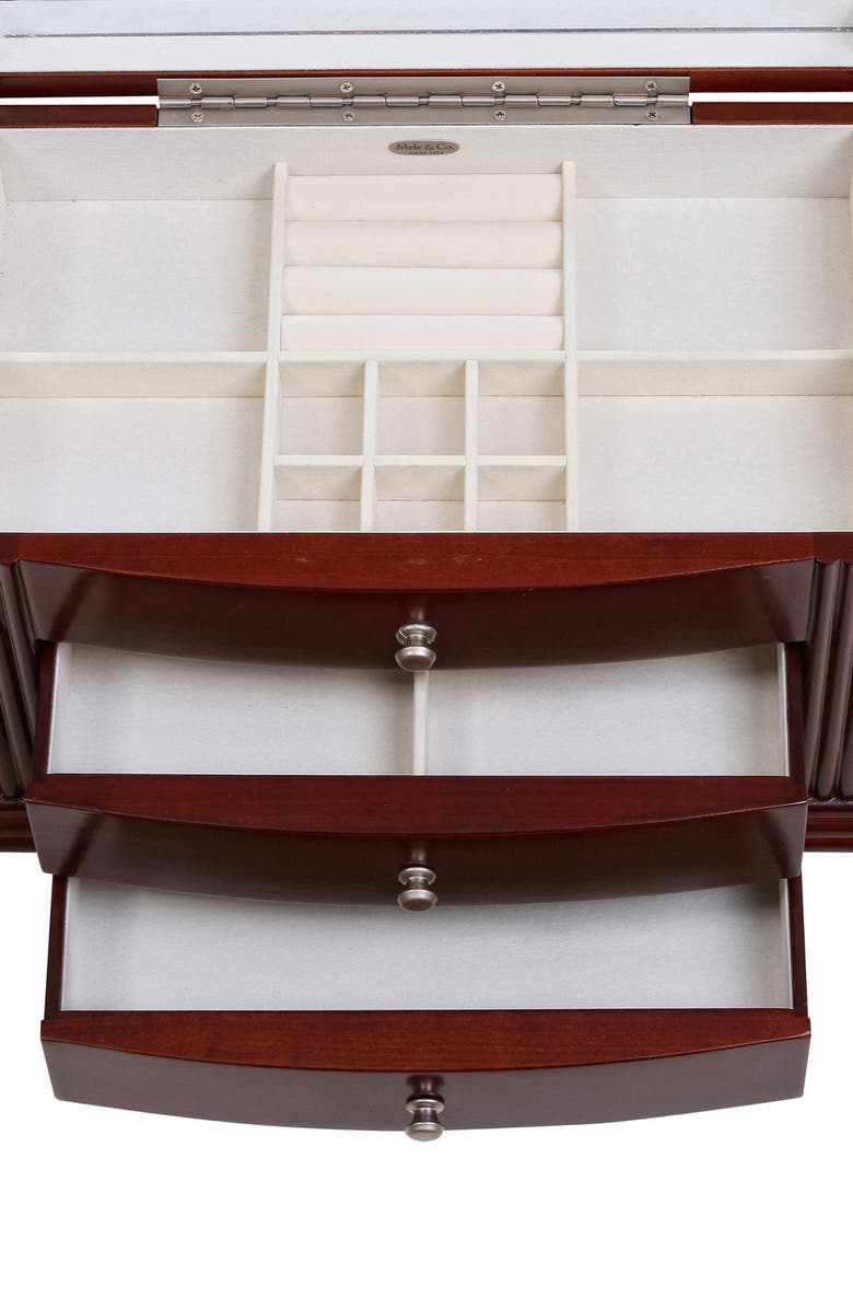 Mele and Co Mele & Co. Georgia Wooden Jewelry Box, Alternate, color,