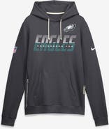 Nike Men's Nike Charcoal Philadelphia Eagles Sideline Standard Issue Top Prospect Dri-FIT Hoodie
