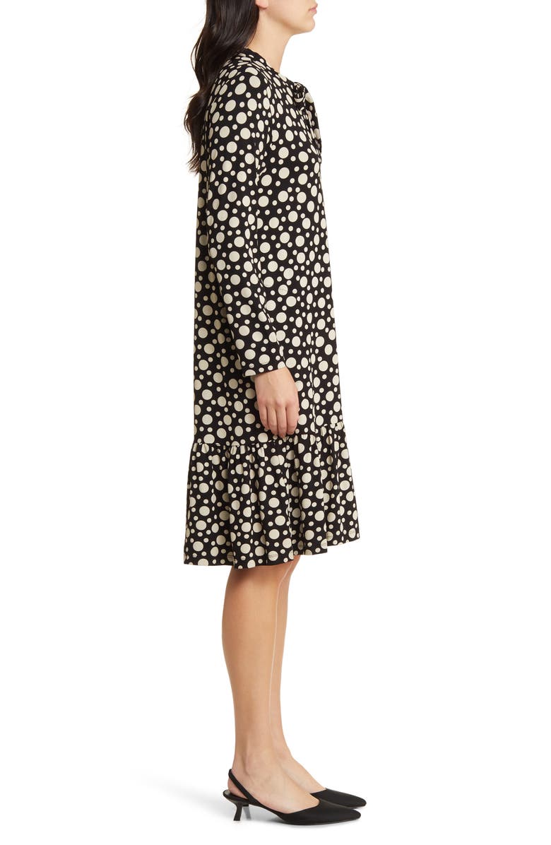 Masai Copenhagen Manoelia Polka Dot Long Sleeve Dress, Alternate, color, 