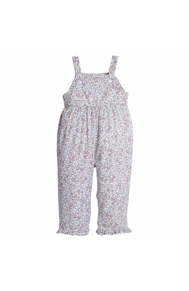 Little English Kids' Floral Ruffled Overall, Main, color, Margaux Floral