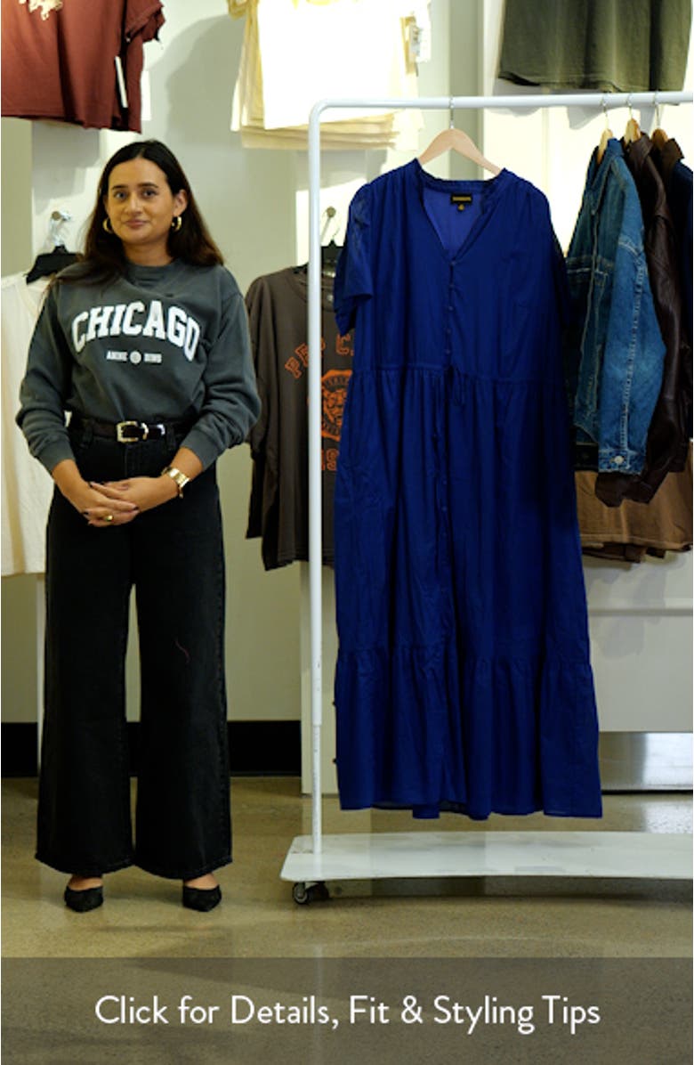 Bluebell Tiered Cotton Maxi Dress, sales video thumbnail