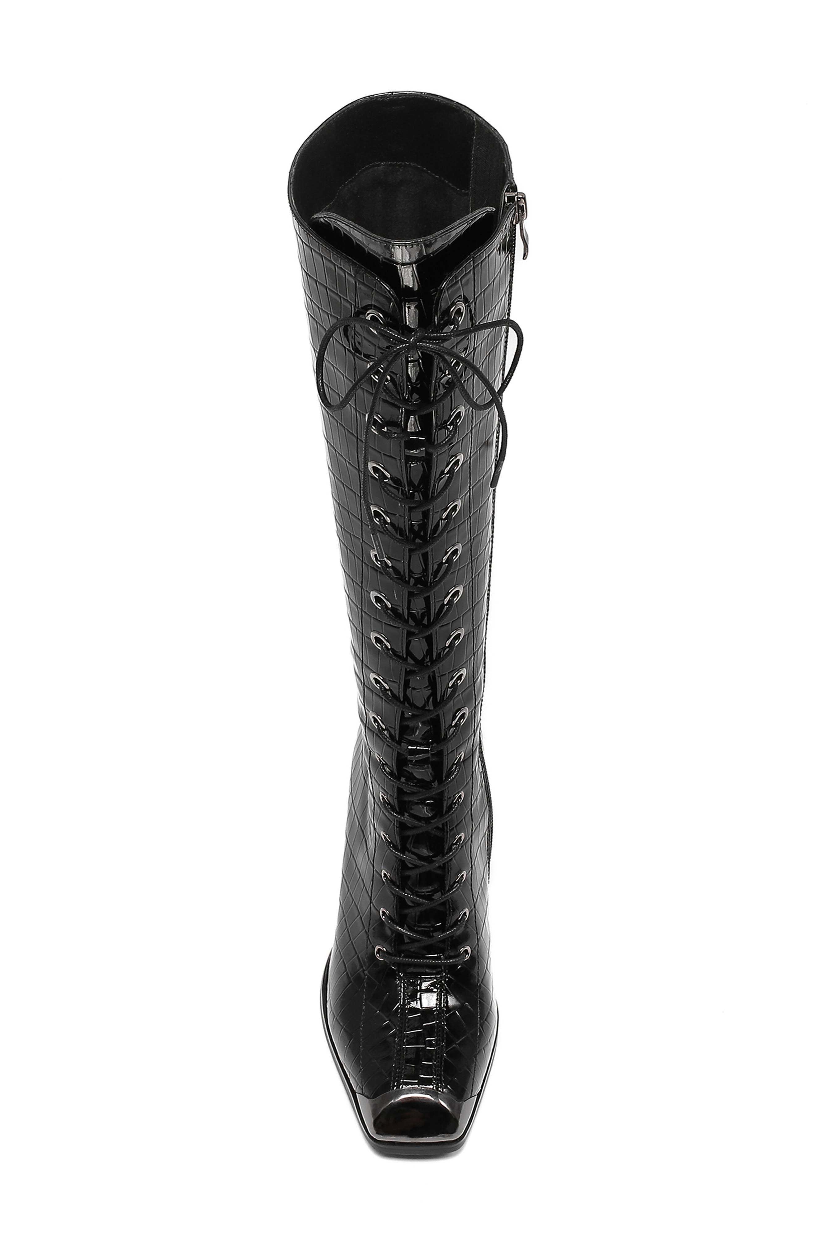 NINETY UNION Fuji Cap Toe Boot, Alternate, color, Black