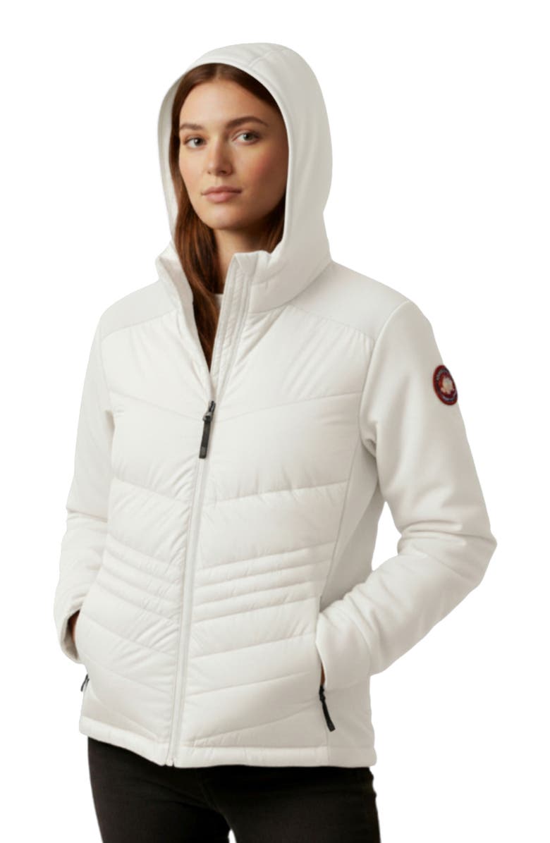 CANADA WEATHER GEAR Women's Hybrid Puffer Jacket, Alternate, color, Ivory