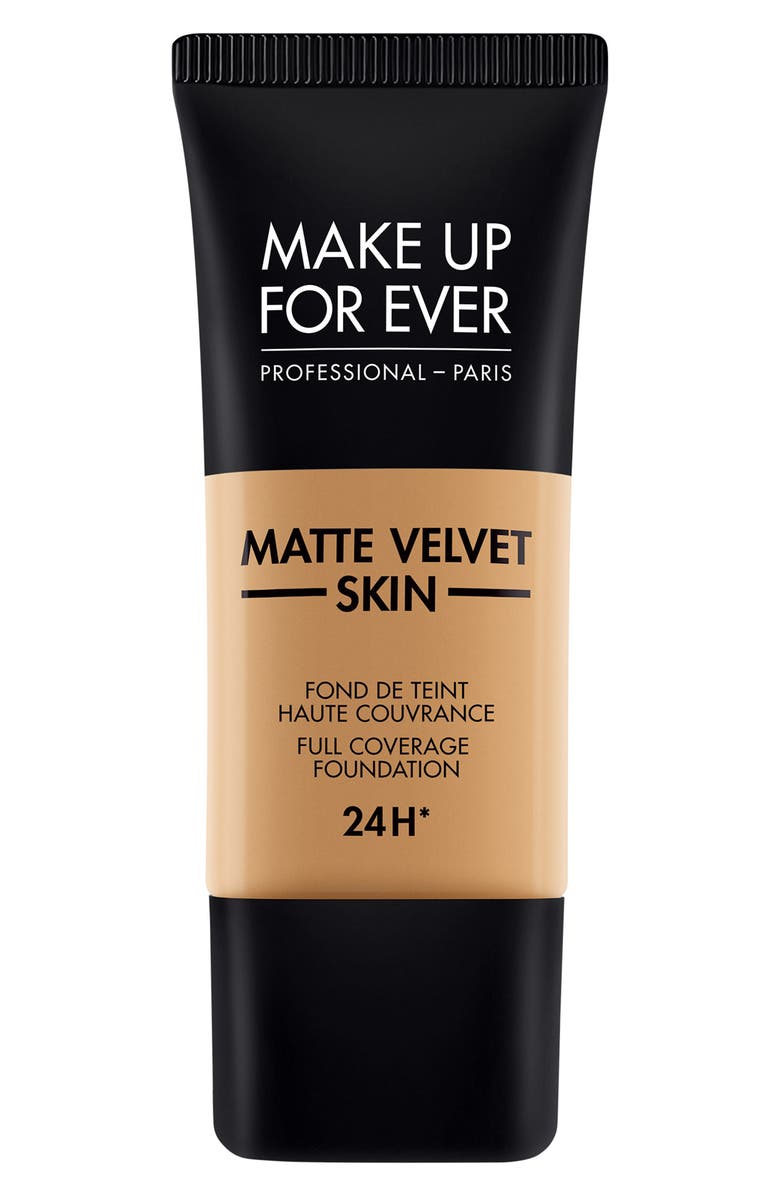 Make Up For Ever Matte Velvet Skin Full Coverage Foundation, Main, color, Y445-Amber