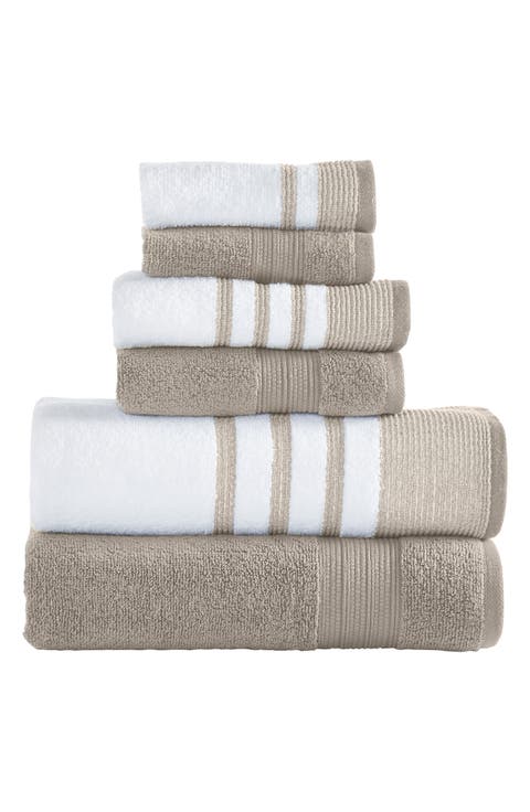 6-Piece Quick Drying Towel Set