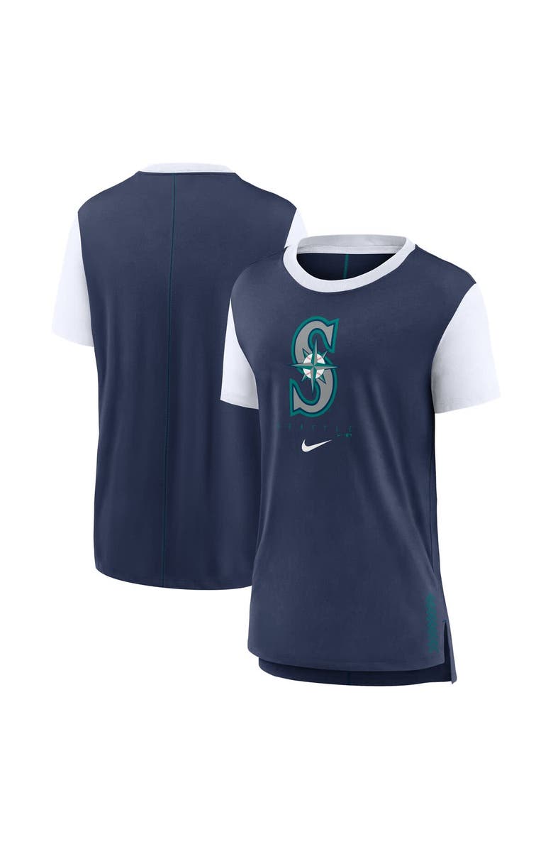 Nike Women's Nike  Navy Seattle Mariners Local Touch Fashion Top, Main, color, 