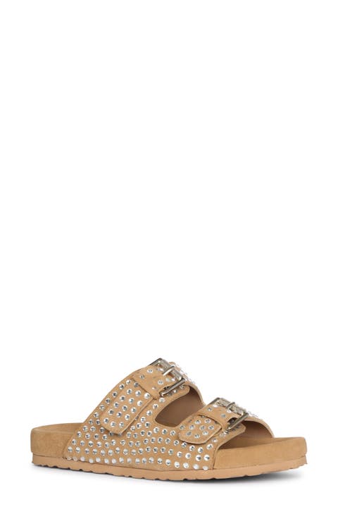 Riena Embellished Slide Sandal