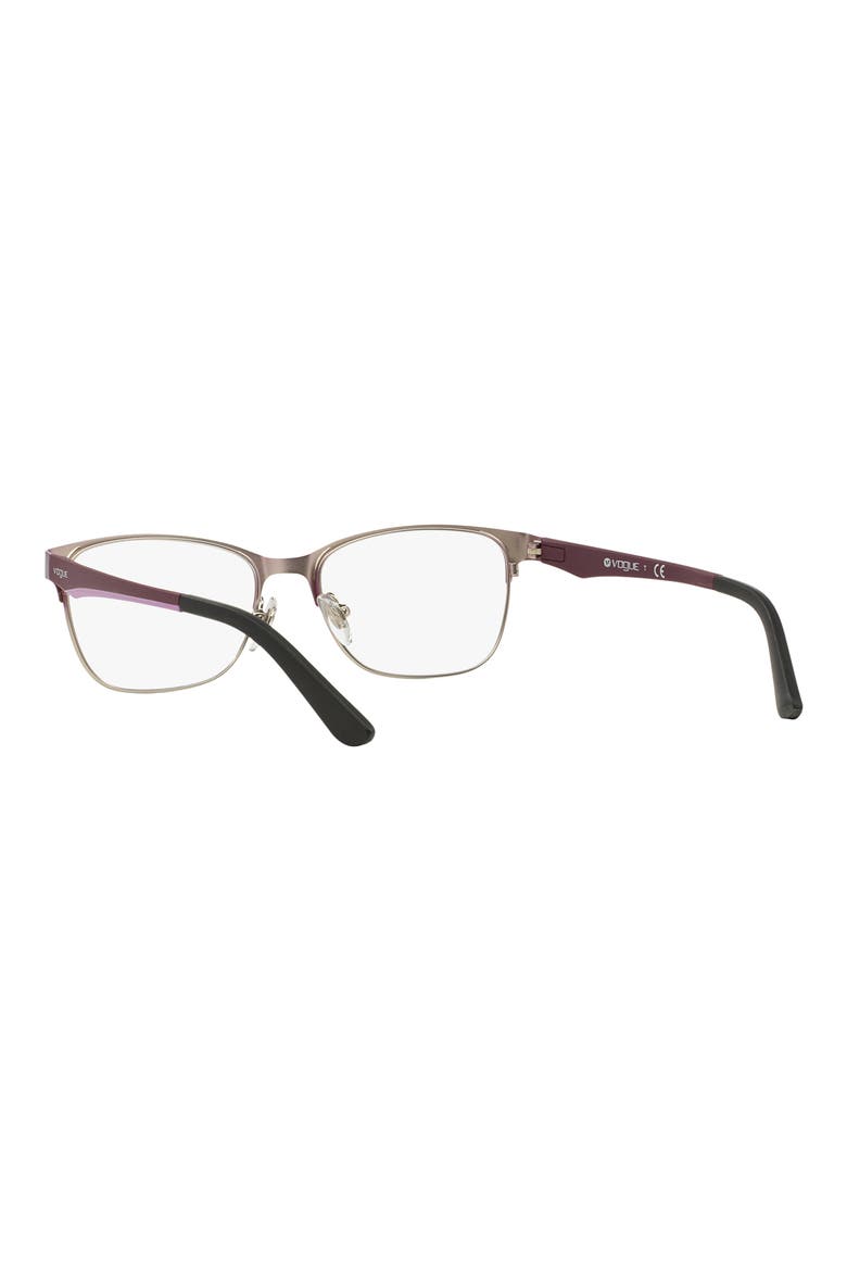 52mm Square Optical Glasses, Alternate, color, PLUM