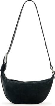 AllSaints Luna Suede Crossbody Bag