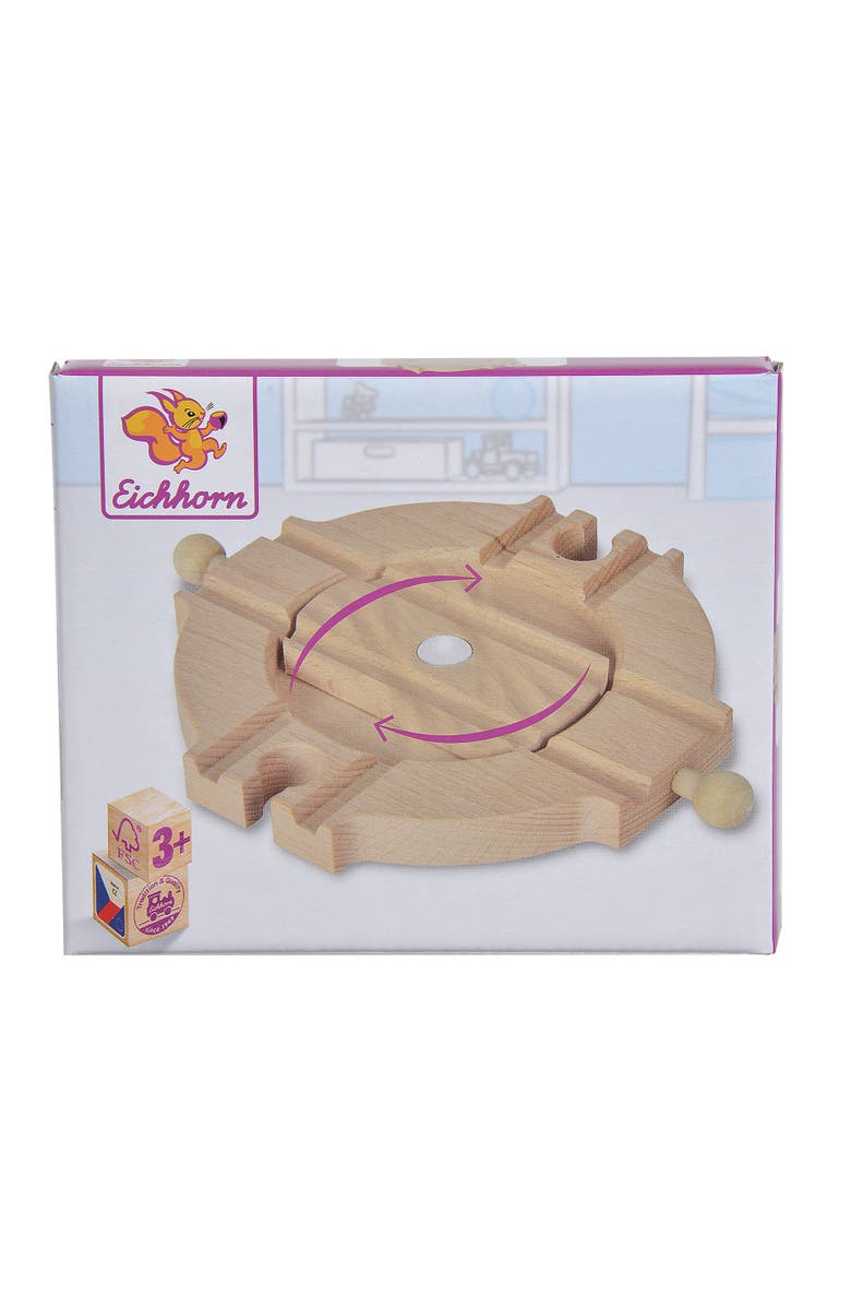 Simba Toys Eichhorn Train Wooden Turn Table, Alternate, color, Multicolored