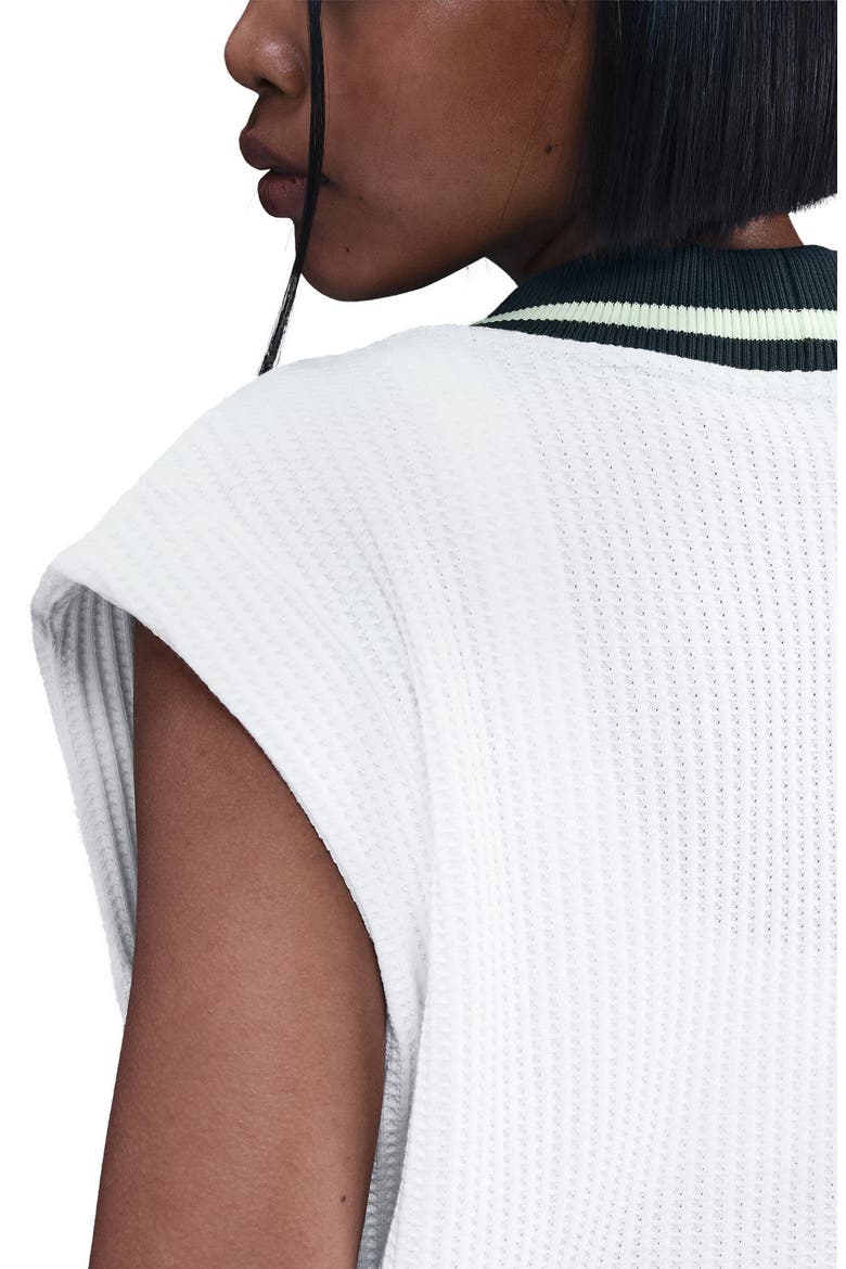 Oversize Waffle Vest, Alternate, color, SAIL/ SAIL