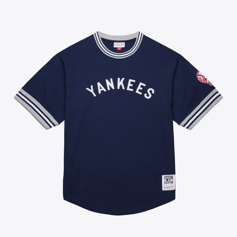 Men's Mitchell & Ness  Navy New York Yankees Wild Pitch Ringer T-Shirt