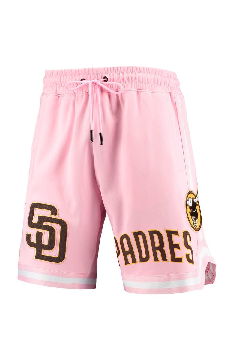 PRO STANDARD Men's Pro Standard Pink San Diego Padres Logo Club Shorts, Alternate, color, 