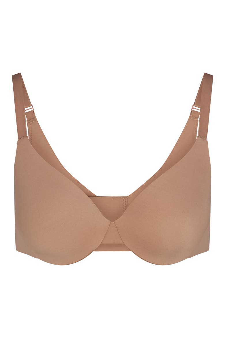 Full Coverage Lightly Lined Bra, Alternate, color, SIENNA