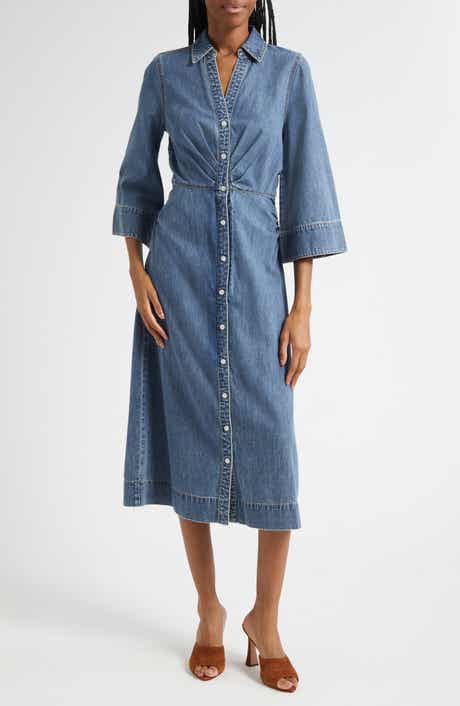 Veronica Beard Haydon Denim Shirtdress