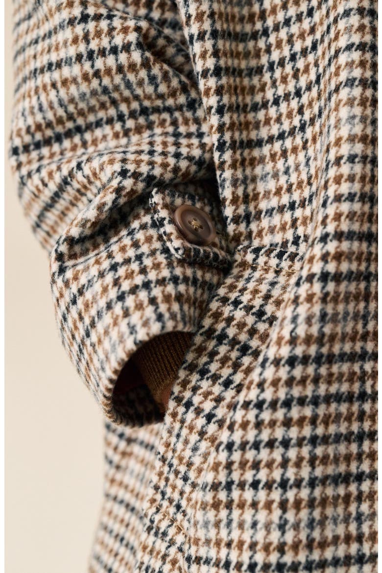 Kids' Smart Heritage Check Coat, Alternate, color, BROWN